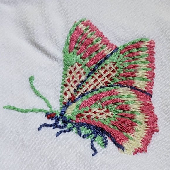 Marks & Spencer Embroidered Butterflies and Bird Skirt - Size: UK 10 - Picture 11 of 12